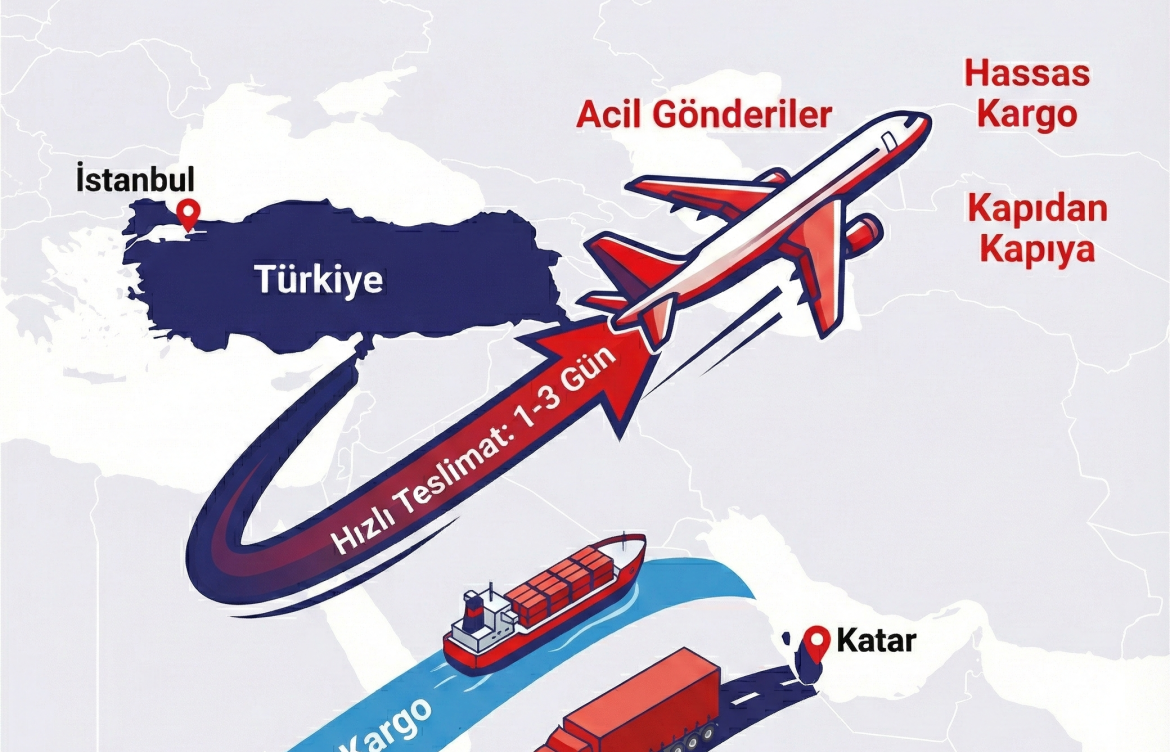 Katar’a Hava Kargo: Türkiye’den En Hızlı ve Güvenli Teslimat